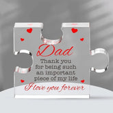 Acrylic Plaque Dad Small Puzzle